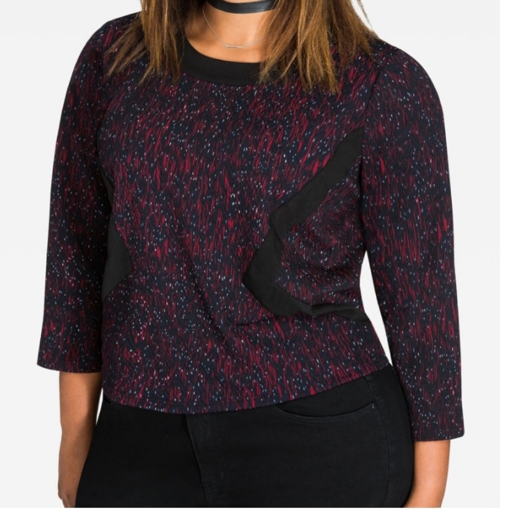 Printed scuba top